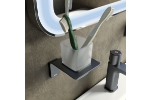 Стакан IDDIS Slide матовое стекло, графитовый SLIGMG1i45 - 3