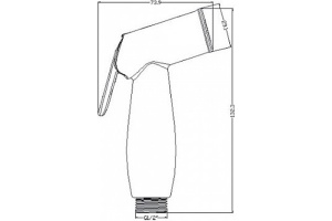 Смеситель Swedbe Ares 1960 для раковины с гигиеническим душем - 3