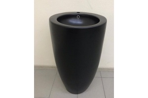 Раковина напольная CeramaLux N 50 см черный матовый (В133MВ)