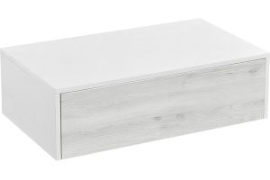 Тумба подвесная Aquaton Сакура 80 белый-светлое дерево - 2