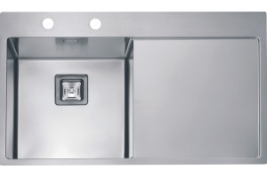 Мойка STYLUX 50 L BRS-90 860X510 левая в компл.с сифоном 1133398