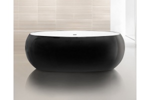 Акриловая ванна BELBAGNO 180х90 черный (BB18-NERO/BIA) - 2