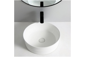 Раковина накладная CeramaLux N 41 см белый (W1532(78420)) - 2