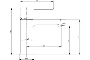Смеситель E.C.A. Nita 102188034EX для раковины - 2