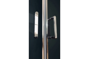 Душевая кабина Royal Bath 90х90 профиль хром стекло прозрачное с гидромассажем - 3