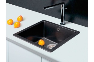 Мойка  Quadro 60  Cristalite оникс - 2