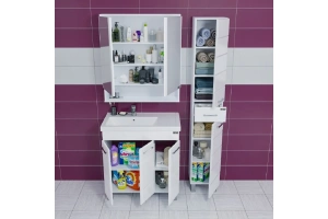 Коплект мебели СанТа Омега 80 белый - 2