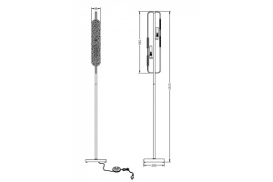Торшер Maytoni Marmo MOD099FL-02G - 2