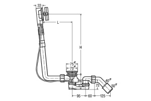 Слив-перелив Viega Multiplex Visign M5 101909 - 2