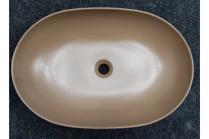 Kerasan Nolita Раковина накладная 60х40 см, без отв под смеситель, цвет Bruno matt - 3