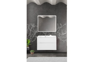 Комплект мебели BelBagno Marino 80 белый у