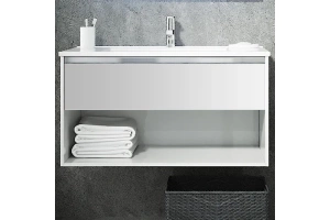 Комплект мебели Sanvit Контур 90 белый глянец - 2