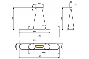 Подвесной светильник Stilfort Tooring 4006/02/02PL - 3