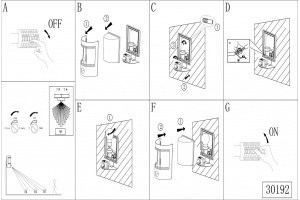 Уличный настенный светильник Eglo Cerno 30192 - 2