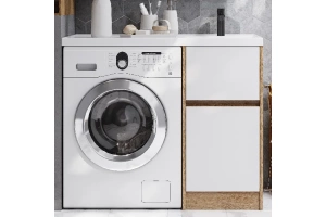 Комплект мебели Aquaton Лондри 40 светлое дерево-белый - 2