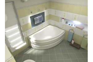 Акриловая ванна Bas Алегра 150 см R - 3