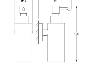 Дозатор для жидкого мыла Artwelle Harmonie (HAR 016) - 2