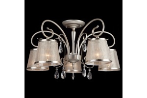 Потолочная люстра Eurosvet Liona 60065/5 серебро - 2