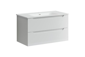 Тумба под раковину Sancos Norma 2.0 90 белый, глянцевый (NR2.090W)