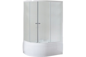 Душевой уголок Royal Bath 120x80 R профиль белый стекло матовое - 3