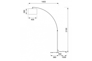 Торшер Maytoni Nevada Z329-FL-01-CH - 3
