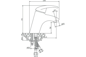 Смеситель Olive'S Lerida 08100LR для раковины - 2