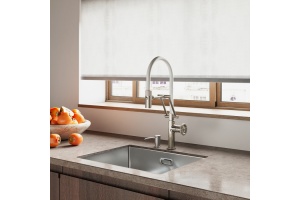 Смеситель для кухни с гибким изливом - 2