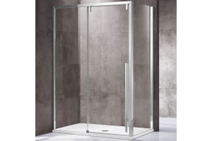 Душевой уголок Vincea Lugano 120х100 хром стекло прозрачное - 3