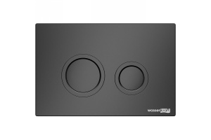 Система инсталляции для унитазов Wasserkraft Aller кнопка смыва черный матовый - 2