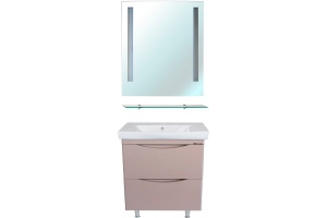 Тумба для комплекта Bellezza Санриса 80 напольная, капучино - 2