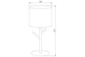 Настольная лампа декоративная TK Lighting Albero 5571 Albero White - 2