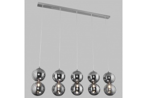 Подвесной светильник Eurosvet Selisa 50092/5 хром/дымчатый