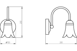 Светильник Migliore Mirella 17339 золото - 2