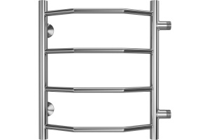 Водяной полотенцесушитель Terminus Виктория П4 400x500 Хром боковое подключение