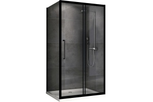 Душевой уголок Abber Schwarzer Diamant 130х90 черный (AG30130BH-S90B-S90B)