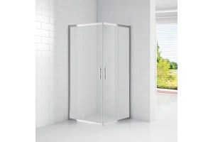Душевой уголок Cezares Eco O-A-2-80-P-Cr стекло punto - 2