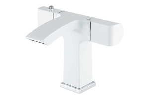 Смеситель для раковины Gappo белый хром