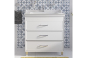 Тумба с раковиной STWORKI Хальмстад 80 белая