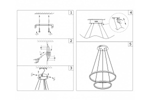 Подвесной светодиодный светильник Kink Light Тор 08219,19A(4000K) - 2