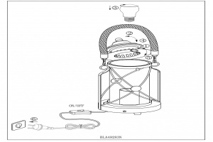 Настольная лампа декоративная Eglo ПРОМО Bradford 49283 - 3