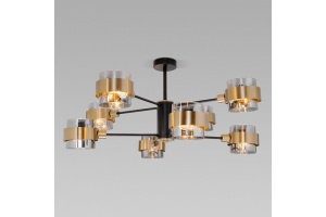 Люстра на штанге Eurosvet Arcada 70127/8 черный/дымчатый - 2