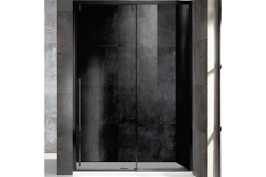 Душевая дверь Vincea Lugano 120 черная стекло тонированное