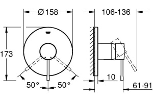 Смеситель Grohe Essence 24057001 для душа - 3