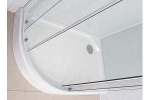 Душевая кабина Frank F418R White правосторонняя низкий поддон - 3