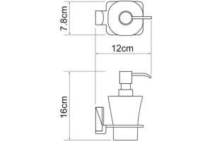 Дозатор Wasserkraft Exter K-5299 - 3