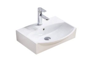 Раковина накладная Ceramalux N 50 белый (78014C)