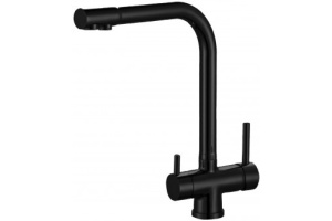 Смеситель Zorg Sanitary для кухонной мойки ZR 348 YF BLACK