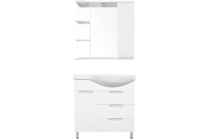 Тумба под раковину Style Line Жасмин 80 см (ЛС-00000526) - 2