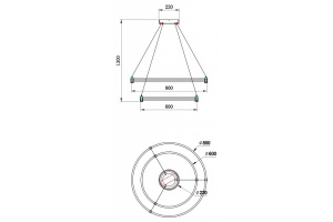 Подвесной светильник Stilfort Tooring 4006/05/02P - 2