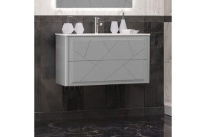 Тумба под раковину Opadiris Луиджи 90 серая матовая